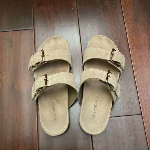 Ulla Johnson Shoes - Ulla Johnson Birkenstock inspired slides . Worn once